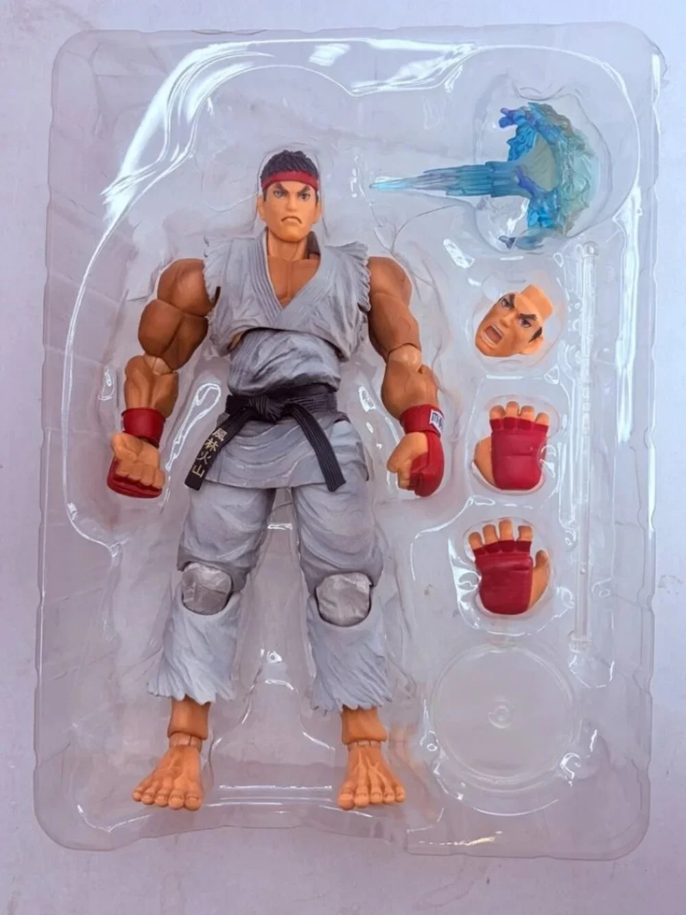 Street Fighter IV Ryu 8 Inch Collectible Action Figure w Accessories Stand Rare